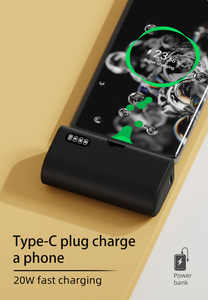 <span class=keywords><strong>Power</strong></span> Bank Portatile Impermeabile PD20W 5000 mAh con Display LED, USB-C e Porta Rotante a 180° per Uso Esterno - Product Image 5