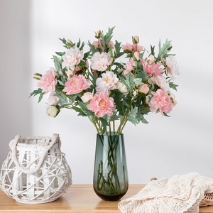 Flores de Peonía Artificiales Realistas y Suaves para Bodas y Celebraciones, Plantas Verdes al por Mayor, Estilo Floravital INS - Product Image 2