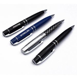 Stylos à bille de luxe en argent 2024, sublimation, logo personnalisé, conception OEM, nouveau design, stylos en métal - Product Image 3