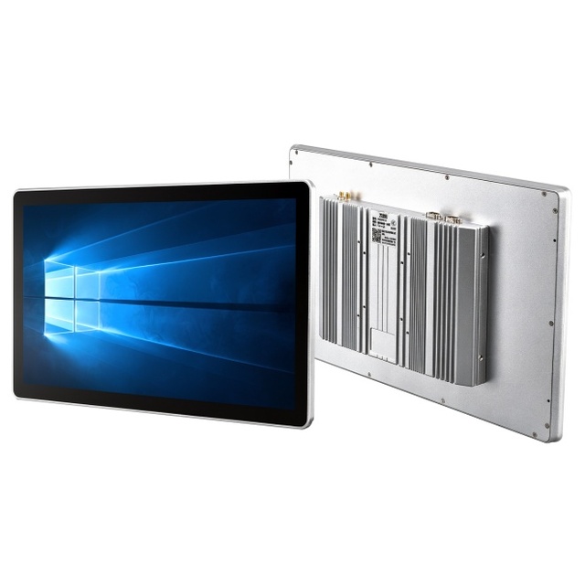 21.5 Inch Ip65 Window/Android/Linux 10 Point LCD Touchscreen Rugged All One Fanless Embedded Industrial Panel PC Stock