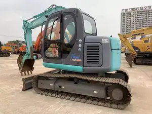 Escavadeira Kobelco SK70SR de tamanho pequeno Usada Japão SK60 SK70 escavadeira de baixo tempo de trabalho 6 ton miniescavadeira para venda