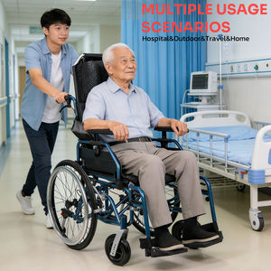 Cadeira de Rodas Reclinável MZU em Liga de Alumínio, Cadeira de Rodas com Encosto Alto e Inclinação, Cadeira de Rodas de Alta Qualidade - Product Image 5