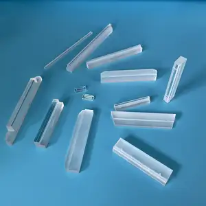 Procesamiento personalizado de barra de vidrio de cuarzo resistente a altas temperaturas capas de vidrio de cuarzo de alta precisión