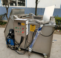 Machine à frire électrique pour écrevisses, poisson jaune et poulet braisé de Dèzhou avec contrôle automatique de la température