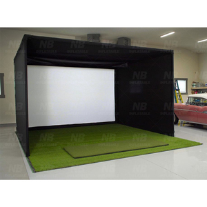 Tente de simulation de golf gonflable personnalisée en usine, imperméable, avec pompe à air électrique, durable et moderne pour l'extérieur - Product Image 4