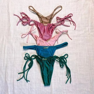 Traje de Baño Bikini Personalizado OEM, Conjunto de Bikini de Cintura Alta con Estampado, Micro Bikini de Tanga para Mujer 2023 - Product Image 3