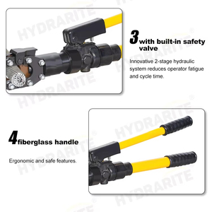 Cắt bọc thép AL và cu cắt cáp thủy lực HHD-40A máy cắt cáp thủy lực vận hành bằng tay với van an toàn tích hợp - Product Image 4