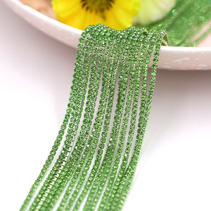 D Type Strass Chaîne Strass Pierres Verre Coupe Cristal AB Coupe Chaîne pour la Fabrication de Bijoux Couture sur Griffe Pierre - Product Image 6