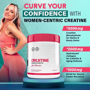 Creatina Monohidrato en Polvo Sin Azúcar de Alta Calidad, Optimizada para el Aumento de Glúteos en Mujeres, Suplementos Deportivos - Product Image 5