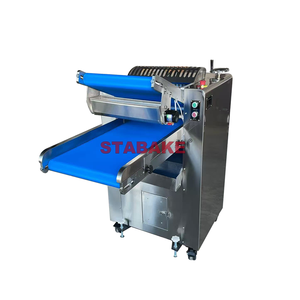 Machine <span class=keywords><strong>à</strong></span> aplatir automatique la pâte en acier inoxydable Nouveau uniforme Burger Bun <span class=keywords><strong>Pizza</strong></span> Shaper pour les boulangeries Utilise de la farine Eau Lait - Product Image 3