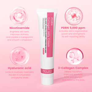 Crème gelée au collagène PDRN 5000ppm, texture gel légère, hydratante et raffermissante pour le visage, crème de soin au ADN de saumon PDRN - Product Image 4