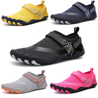 Chaussures d'eau pour hommes et femmes, vente en gros, été, pieds nus, légères, séchage rapide, antidérapantes, respirantes, en maille, pour la plage, la natation, le yoga