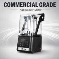 Blender commercial Lohas, robot culinaire robuste, multifonction, électrique, pour restaurant