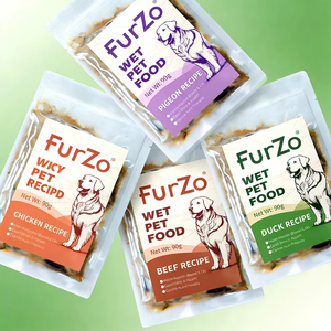 อาหารสุนัขแบบเปียกปรุงรสพิเศษ 90 กรัม <span class=keywords><strong>เนื้อ</strong></span>วัว <span class=keywords><strong>เนื้อ</strong></span>ไก่ <span class=keywords><strong>เนื้อ</strong></span>นกพิราบ และเนื้อเป็ด อาหารว่างบำรุงสุขภาพสำหรับสุนัข - Product Image 2