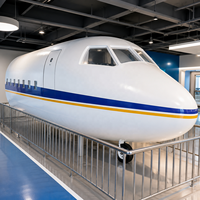 Maquette de nez d'avion pour simulateur de vol personnalisé, idéale pour la formation scolaire, les expositions aéronautiques et les centres d'expérience
