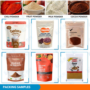 Machine d'emballage entièrement automatique pour sachets préformés Doypack, pour poudre de vanille, <span class=keywords><strong>sel</strong></span>, <span class=keywords><strong>sucre</strong></span>, avec fermeture à glissière - Product Image 2