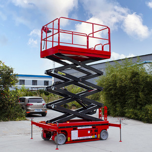 Elevador de tijera eléctrico con alta capacidad de peso para aplicaciones de elevación industrial y comercial - Product Image 1