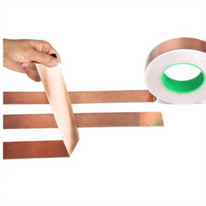 Vente directe usine : Bande de cuivre de haute qualité pour mise à la terre, ruban de cuivre, feuille de cuivre, ruban adhésif en laiton et cuivre - Product Image 6