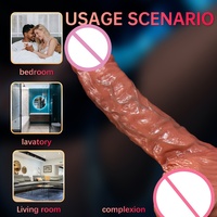 Vente en gros de jouets sexuels pour femmes : Pénis en caoutchouc, Godemiché réaliste, Jouets sexuels fantaisie pour adultes, Vibrateur point G, Jouets sexuels féminins, Pénis artificiel
