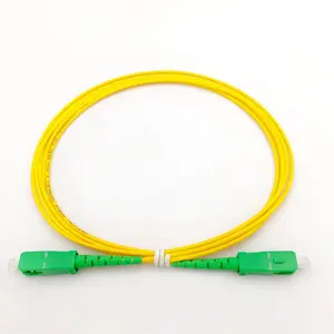 Optic Patch Cord Cable 3.0mm SC/APC-SC/APC FTTH Fiber Optic Jumper Simplex SM G652D PVC Patch