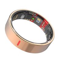 Cincin Pintar Tahan Air IP68 untuk Koneksi Bluetooth, Pemantauan Kesehatan, Detak Jantung, Tekanan Darah, Oksigen Darah, Kontrol Aplikasi Android