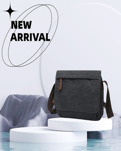 Bolsos de lona al por mayor, bolsos de hombro para hombre, bolsos cruzados portátiles informales para exteriores, bolsos de moda coreanos, bolsos para estudiantes - Product Image 2