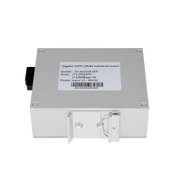 Switch Jaringan T-shield Kelas Industri 2-Port 4Gbps SFP Mini Din Rail IP40 Dukungan VLAN Rentang Suhu Ultra-lebar