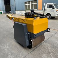 Compacteurs à double tambour haute efficacité pour asphalte, nouveaux rouleaux compresseurs à moteur diesel, rouleaux compresseurs à pneus pour routes