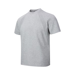 T-shirt da <span class=keywords><strong>uomo</strong></span> personalizzabile con logo, in cotone spandex, girocollo, a maniche corte, vestibilità ampia, stile streetwear e sportivo - Product Image 1
