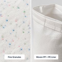 Lessive en poudre à faible mousse et haute efficacité, jusqu'à 20 % de matières, pour machines à laver automatiques, vente en gros en vrac