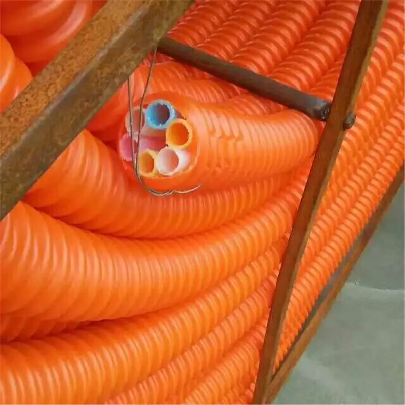 HDPE corrugated cable protective sleeve pipe production line/ COD spiral cable protective sleeve pipe making machinery