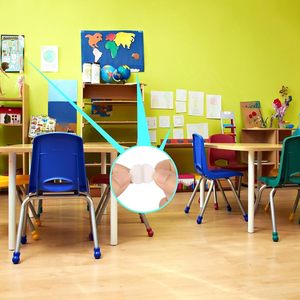 Échantillon Gratuit : Points Adhésifs Auto-agrippants en Nylon, Petites Bandes Circulaires Autocollantes pour la Salle de Classe - Product Image 4