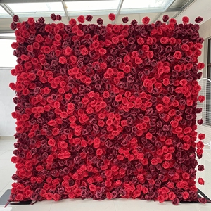 Bên Cho Thuê Ảnh Gian Hàng Photobooth Hạnh Phúc Sinh Nhật Đề Nghị Đám Cưới Trang Trí Nội Thất Hoa Hồng Đỏ 8x8 Hoa Tường Vải Trở Lại Bảng Điều Khiển Backdrop - Product Image 3