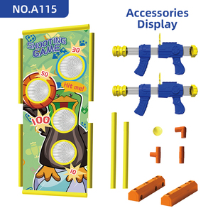 Jeu de tir pour enfants personnalisé, jouets à deux pistolets, jeu de tir à cible mobile, jouet de tir au pistolet à air comprimé en mousse, balles souples, frappe moi, canard - Product Image 5