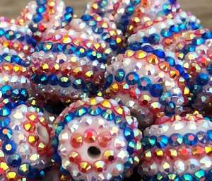 Cuentas Acrílicas Brillantes de 20 mm, Color AB Mixto, de Alta Calidad, para Manualidades, Fabricación de Joyas, Certificadas por Xxm Aigs, Novedad 2025 - Product Image 5