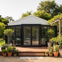 Maison conteneur modulaire pliable et extensible Smartbuild avec panneaux sandwich, hébergement temporaire avec garantie de qualité d'un an