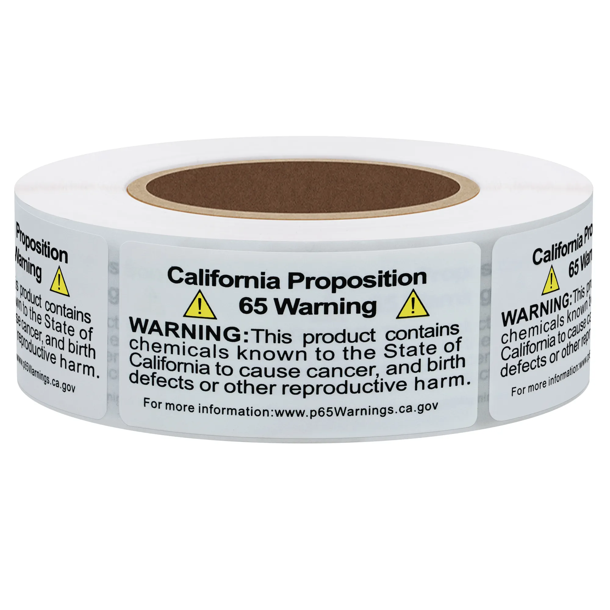 Hybsk California Proposition 65 Warning Labels 2x1 Inch Chemicals Notice Stickers 500 Labels