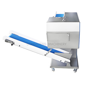 เครื่องย่อยเนื้อแบบต่อเนื่องพร้อมสายพานลำเลียงแบบยกใหม่ สำหรับเนื้อวัว อก<span class=keywords><strong>ไก่</strong></span> เนื้อสัน<span class=keywords><strong>ใน</strong></span> ทำจากสแตนเลส SUS304/316 ความจุ 1000-1500 กิโลกรัม - Product Image 2