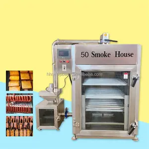 Paslanmaz çelik ticari Smokehouse Ahumador dikey et sigara içen ev makinesi et sigara fırınlar ürün yapma makineleri