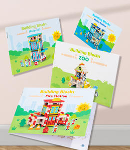 Blocs de construction <span class=keywords><strong>en</strong></span> <span class=keywords><strong>bois</strong></span> Montessori pour enfants, modèle de pompiers éducatif, empilage <span class=keywords><strong>et</strong></span> assemblage, jouet d'apprentissage précoce - Product Image 6