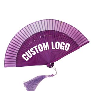 Éventail pliable léger personnalisé avec logo, idéal pour les festivals de musique en plein air, les soirées, les spectacles et les cadeaux d'affaires - Product Image 4