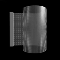 XINTAI Fácil instalación Adhesivo para interiores Transparente Flexible Película LED Pantalla de cristal P3.75 P4 P5 P6 P7.5 para vidrio