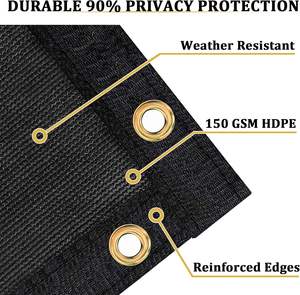 <span class=keywords><strong>Malla</strong></span> de Privacidad <span class=keywords><strong>para</strong></span> Cercas de 6' x 25', Resistente, 170 GSM, <span class=keywords><strong>Malla</strong></span> de <span class=keywords><strong>Sombra</strong></span> <span class=keywords><strong>para</strong></span> Paredes, Jardines, Patios Traseros - Product Image 4