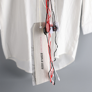 <span class=keywords><strong>Etichette</strong></span> di abbigliamento personalizzato One-Stop Shopping <span class=keywords><strong>etichette</strong></span> appese per abbigliamento Logo personalizzato tessuto etichetta - Product Image 5