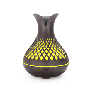 Diffuseur d'huiles essentielles JCSY 500 ml à effet bois avec minuterie, humidificateur à brume froide pour aromathérapie intérieure - Product Image 4