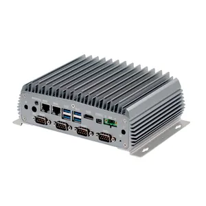 PC MiniPC Intel i5 i7 DDR4 4 Ethernet Ports 6 RS232 RS485 RS422 COM GPIO Industrial Fanless Mini PC Computadoras Computer