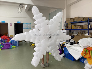 Trang Phục Bông Tuyết Bơm Hơi Nhảy Múa Lễ Hội Để Biểu Diễn Giáng Sinh - Product Image 4