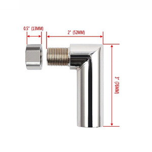 Extensor universal de sensor M18 X 1.5, espaciador mecanizado por CNC, extensor de 90 grados, espaciador mecanizado en stock - Product Image 5