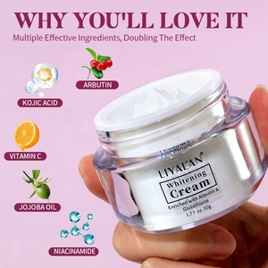 Crema Facial Hidratante, Aclarante y Blanqueadora con Arbutina, Ácido Kójico y Niacinamida <span class=keywords><strong>de</strong></span> Marca Privada para Piel Oscura - Product Image 3