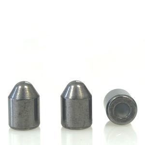 Yg20 Yg15 <span class=keywords><strong>Yg8</strong></span> <span class=keywords><strong>Yg8</strong></span> Yg6 كربيد التنغستن أزرار رأس مسطحة قابلة للتخصيص نصائح أسنان للتعدين OEM إدراج معتمدة أيضا - Product Image 1